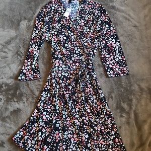 Banana republic printed wrap dress.  NWT.